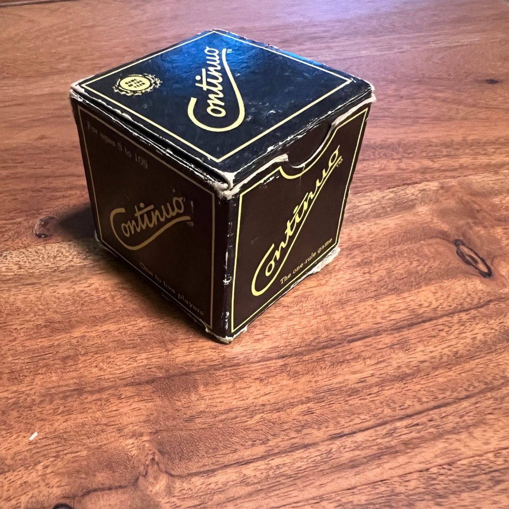 Continiuo Game Vintage Black and Gold Box